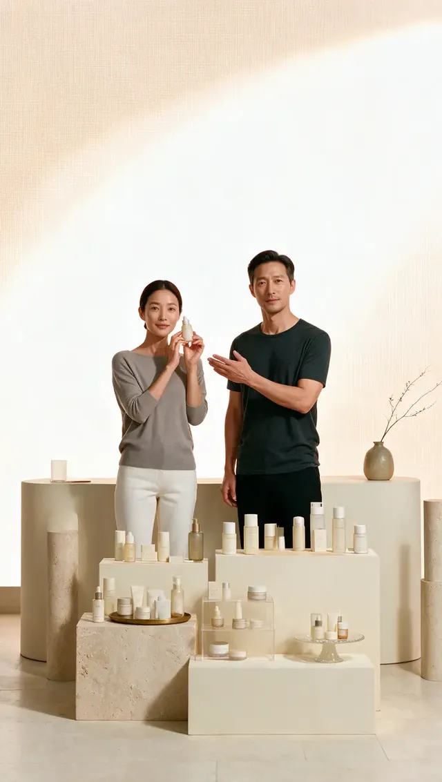 뷰티 라이브 방송 진열 시안