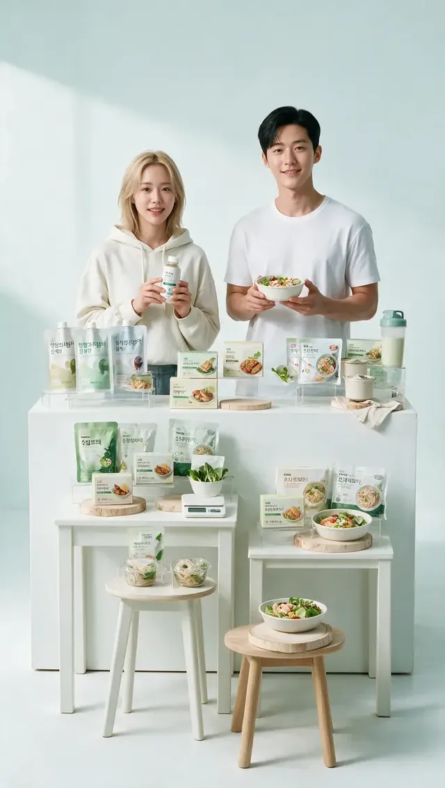 헬시 라이브 방송 진열 시안